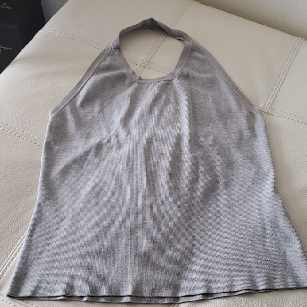 Calvin Klein Silk Halter Top